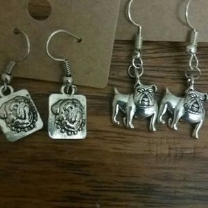 BULLDOG EARRINGS